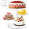 4 Tiers Round Cupcake Stand, Acrylic Cake Tower Stand Holder Macaron Display Rack Cookie Candy Buffet Desserts Platter Cake and Cupcake Stand Combo for Baby Shower, Birthday Party, Wedding, Party