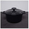 HAODUOO Emaille-Suppentopf, Suppentopf mit Deckel, 2,5 l, Geschirr, Suppentopf mit robuster Emaille-Beschichtung, Induktionsherd, Gasherd, allgemein(C)