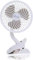 Dreambaby Pram Fan, Caged Stroller Fan for Babies - Adjustable Clip-On Fan - Portable and Convenient Cooling Solution for Strollers, Cribs, Table and Desk (Batteries not included) (White)