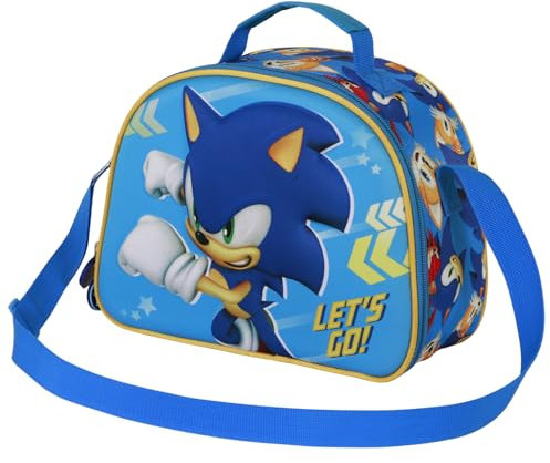 Sonic The Hedgehog - SEGA 3D Lunchbox-Tasche, Blau Sonic
