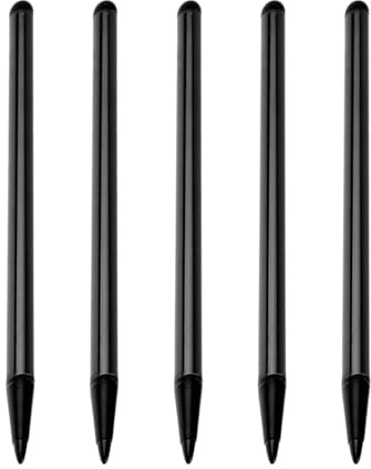 COACOM 5 Lápices De Pantalla Táctil Negra, Accesorios para Dispositivos Electrónicos, Lápices De Pantalla Táctil Capacitiva Que Se Pueden Usar En Teléfonos Móviles Y Tabletas.