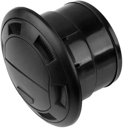 DZSNBMSHD Auto A/C Entlüftung Schwarz/Chrom Innen Heizung A/C 75mm Air Vent Abdeckung Outlet Grille Für Webasto Für Eberspacher Klimaanlage Abdeckung Clip Lüftungsgitter