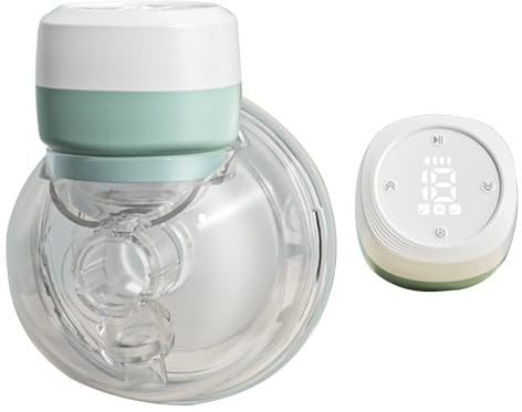 Portable Milk Pump - Compact Electric Breastfeeding with 3 Modes and 9 Adjustable Levels | Ultra-Quiet Hands Free Breastfeeding for Women, Rechargeable Silent Mums