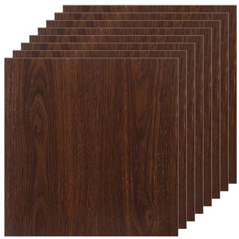 CYEER 40 PCS Vinyl Floor Tiles Self Adhesive, 30X30cm Wood Effect Flooring Tiles Self Adhesive, Stick on Floor Tiles for Bathroom Kitchen Living Room