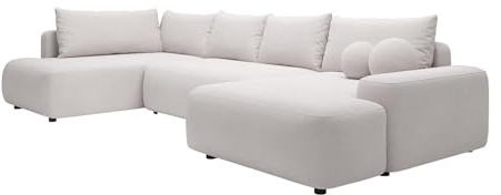 Vente-unique - Schlafsofa 8 Daviso - Polyester - beige