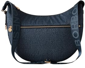 Borbonese Donna Borsa A Tracolla 934108I15 Poliestere Blu Taglia Unica