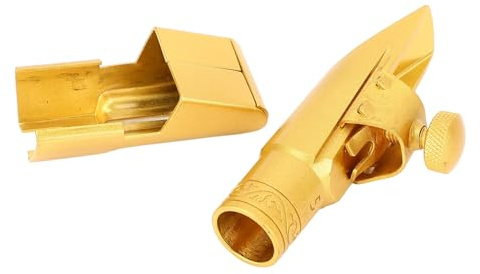 HUIOP Embout de Saxophone Soprano en Laiton, Remplacement Professionnel pour Musiciens en Pratique, Durable, Haut Pas, 1 unité