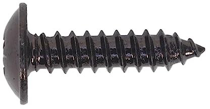 Sealey BST4819 Self Tapping Screw 4.8 x 19mm Flanged Head Black Pozi BS 4174 Pack of 100