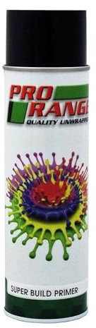 Pro Range PROSBPG500 GREY 1K HS High Build Aerosol Paint Primer Filler 6 x 500ml Cans Fast drying, easy sanding and economical. Ideal for spot and smart repair.