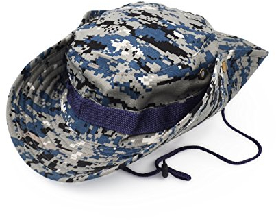 UltraKey Chapeau de Soleil à Large Bord Extérieur, Style d’armée de Combat Classique Jungle Chapeau de Soleil pour Pêche,Chasse,Camping 17