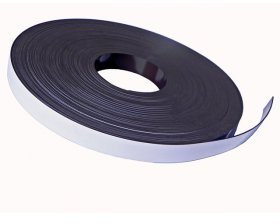 123-magnet Magnetic Strip 20 mm x 2 mm x 50 m White