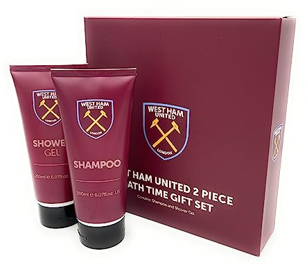 New 2019 West Ham United Bath and Body Gift Set. Great West ham Gift for any Hammers Fan. West Ham United Official Merchandise