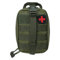 VGEBY1 Erste Hilfe Tasche, Outdoor Medical Notfalltasche Klettern Notfalltasche für Outdoor Klettern Wandern Camping(Grün)