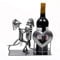 YVANMOINSCHER Decoration - Porta bottiglia in metallo umoristico, ideale per regalo, pensione, Natale, compleanno, San Valentino, invito