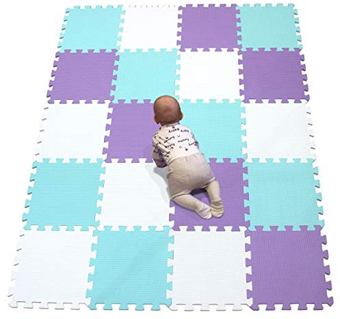 YIMINYUER® 20 Teilige (30cm×30cm×1cm Einzelstück), Puzzlematten Baby, Puzzlematte Spielmatte, Babys Puzzle Matten, Kinder Spielmatten R01R08R11G301020