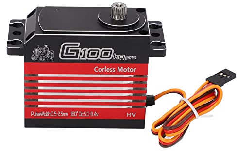 100KG RC Digital Servo, Wasserdichter Mehrzweck-Servomotor mit hohem Drehmoment für 1/5 1/6 RC Automodelle Roboter RC Boote