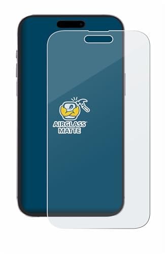 brotect Anti-Glare Glass Screen Protector Matte compatible with Apple iPhone 14 Pro Max - Anti-Scratch 9H Protection Film