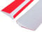 3 metros Barrera para Agua Barrera de Ducha Silicona Barrera Agua Ducha Autoadhesiva Borde Plato Ducha Plegable Umbral de Ducha de Baño y Cocina, Blanco (4.5 cm ancho, Dos adhesivos de soporte)