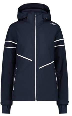 CMP - Damenjacke mit Kapuze und Reißverschluss, Schwarz Blau, L
