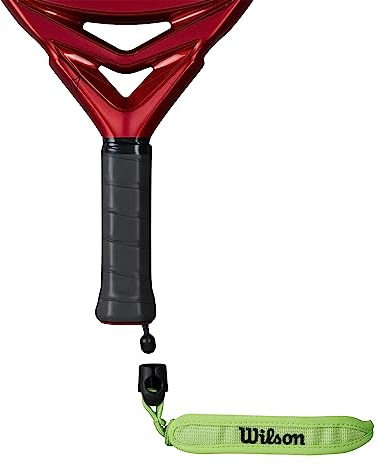 Wilson Cordon de Poignet pour Raquette de Padel, Comfort Cuff Zipcord, Interchangeable, Vert