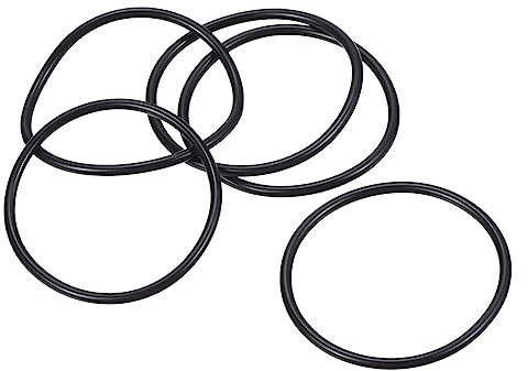 PATIKIL 20 Stück Dichtungsringe O-Ringe Gummidichtung 38mm AD 34mm ID 2mm Dicke Nitrilgummi Unterlegscheibe Dichtungssatz Gummischeiben für Auto Klimaanlage Wasserhahn Rohr Schwarz