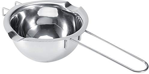 Sluffs Upgrade Double Boiler,Stainless Steel Chocolate Butter Milk Melting Pot Pan Kitchen Cookware Tool for Melting Chocolate, Candy and Candle Making
