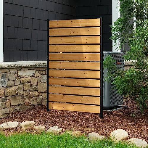 Enclo Privacy Screens EC18022 Concord Brise-Vue d'extérieur en Bois de 1,5 m x 1 m de Large, Parfait pour Cacher Les poubelles, 153,7 cm H x 1 m l (1 Panneau à Lattes)