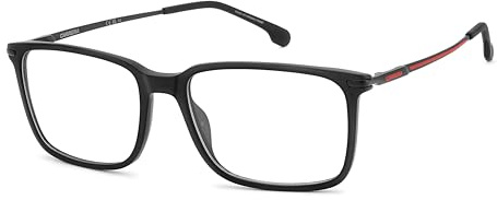 Carrera Brille mit Sehstärke für Herren optional mit Sonnenbrillentönung oder Blaulichtfilter, Rechteckig, gefertigt aus Acetat (inklusive Brillenetui)