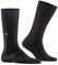 Burlington Herren Socken Brit Style M So Baumwolle gemustert 1 Paar, Schwarz Black 3000, 40-46
