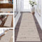Teppich Läufer Flur rutschfest Küchenläufer Apricot Farbe Korridor Teppichläufer Waschbar 70X120CM Modern Lang Flurläufer Teppichmatte Küche Schlafzimmer Kinderzimmer Wohnzimmer Meterware Fußmatten