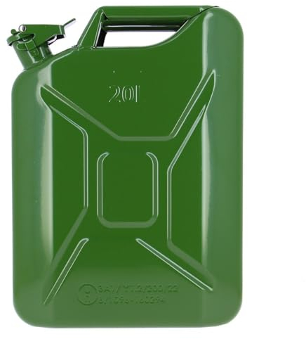 XL Tech 506024 Jerrican US Métallique Hydrocarbures : Essence, Diesel, huiles, 20L
