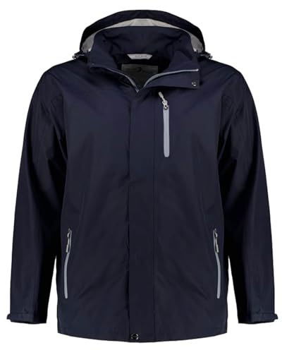Blue Wave Herren Funktionsjacke Jupp mit abnehmbarer Kapuze - Outdoor-Jacke wasserdicht, winddicht und atmungsaktiv