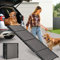 CJYMMFAN 170CM Folding Dog Car Ramp for Large Dogs, Portable Pet Stair Ramp with Non-Slip Surface, Extra Long Dog Steps for Large Dogs Up to 115KG Get Into a Car, SUV & Truck