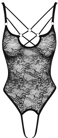 Cottelli Lingerie Body Ouvert, Schwarz, S