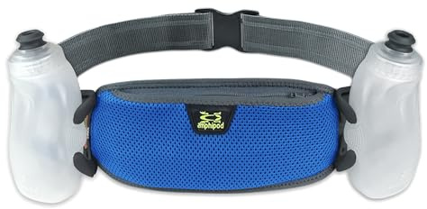 Amphipod RunLite Xtech 10K Trinkgürtel, Ultra Runners Taille & Hydration Belt für Ausdauerlauf, Rennsport, Herren & Damen, Kobalt, 21 oz