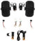 Dual-250/350W-Motorantrieb Doppelradsatz 10 Zoll, 24/36V Elektrokarren-Umbausatz 10km/h Tragfähigkeit 200kg für DIY-Fahrrad Schubkarre Strandwagen Wagen (24V-250W-Digitalanzeige Gashebel)