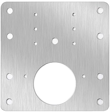 Dajidafu Universal Schrankscharnier Reparatur Montageplatte, Edelstahl Scharniere, Möbelbeschläge, Teile ersetzen