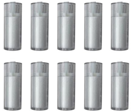 Begchy 10 Stück Auto Aircon Öl Checker Automotive Klimaanlage R-134A Kühlung Öl Testgerät A/C Öltest Baumwolle Ersatzteile Zubehör