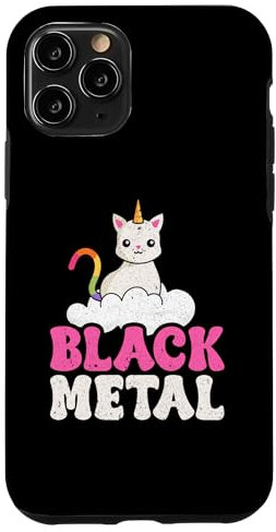 Hülle für iPhone 11 Pro Black Metal & Death Metal Headbanger Rock Schwere Musik