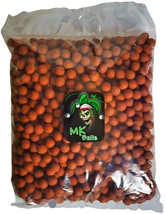 MK-Angelsport Creamy Scopex Boilie - Krill 20mm 5kg - Instant Active Boilies Hochattraktive Karpfenköder mit Süß-Cremigem Scopex Aroma & Natürlichem Krill