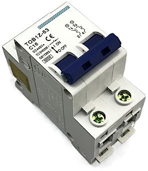 EMVIXTGLK Disjoncteur 2P 16A DC 440V MCB Courbe C