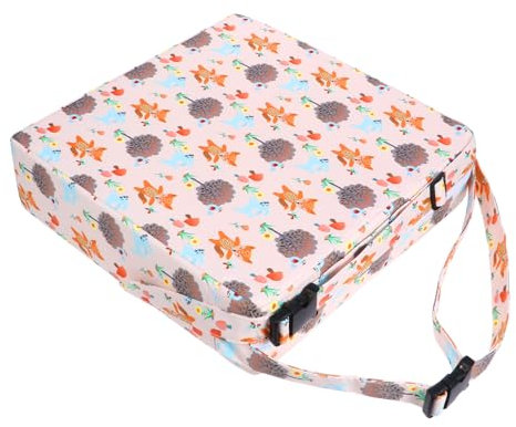 WATIIFUFU Kinderstuhl Erhöhungskissen Cartoon Design Verstellbares Und Leichtes Sitzpolster Für Hochstuhl Komfortable Polsterung Für Beim Essen Abnehmbar Und Waschbar