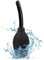 AOGOE 310 ml Enemas Bulbo para Hombre y Mujere, Ducha Vaginal de Silicona, Pera Lavativa para Limpieza de Colon, Reusable Limpiador Anal, Limpieza de Ducha de Silicona, Limpieza Recta (Negro)