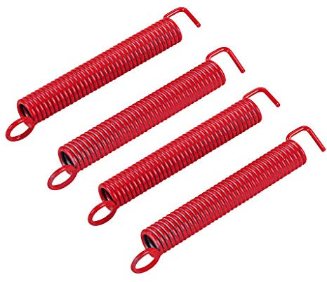 4 Stück E-Gitarre Tremolo Brücke Federn für Floyd Rose Bridge Gitarre Rot