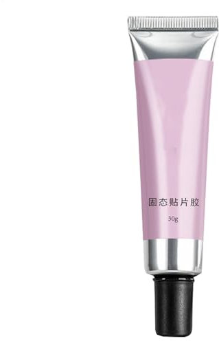 Pavsicgn Premere sulla colla per unghie, colla per unghie in gel solido | Colla gel multifunzionale per unghie | Forte adesivo UV per unghie, stampa trasparente a lunga durata sulla colla per unghie