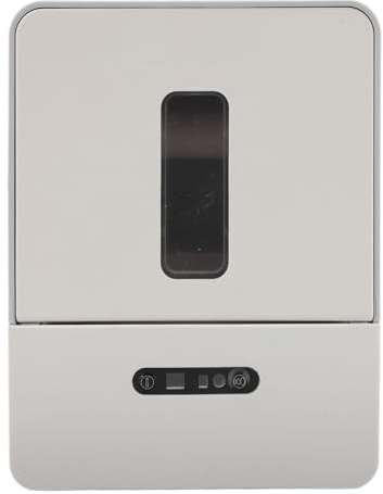 Topiky Dispensador Automático de Toallas de Papel, Dispensador de Rollo Eléctrico sin Contacto con Luz Nocturna, de Toallas de Papel Inteligente para Montaje en Pared para Baño y Hotel (Gray)