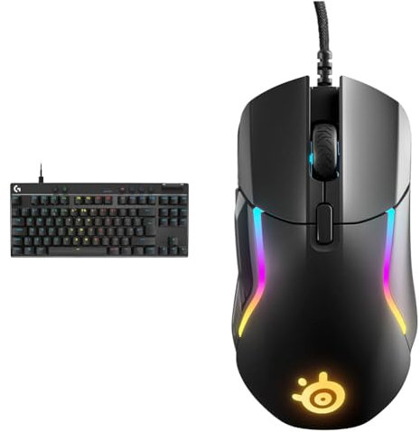 Logitech G PRO X & SteelSeries Rival 5 - Gaming Mouse