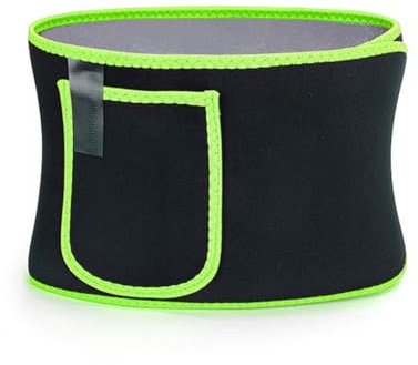 ZEXIJOW Cinturón abdominal ajustable con bolsillo,Cinturón adelgazante de sauna,Para hombres y mujeres,Cinturón adelgazante abdominal,Para que acelera la quema de grasa y fitness