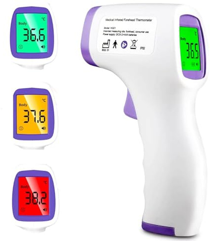 Fieberthermometer für Babys Kinder Erwachse – Digitales Fieberthermometer mit Fieberalarm & 32 Speicherplätzen | Zuverlässige Temperaturmessung für die Familie