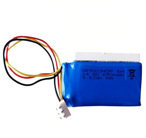 FTGADRYF Fensterputzroboter 650 mAh Originalakku 14,8 V. Kompatibel mit HOBOT Fensterputzmaschine 298/358/368/388/298/2S